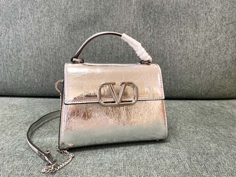 Vsling Handbag In Metallic Karung“22*16*9CM”-007=