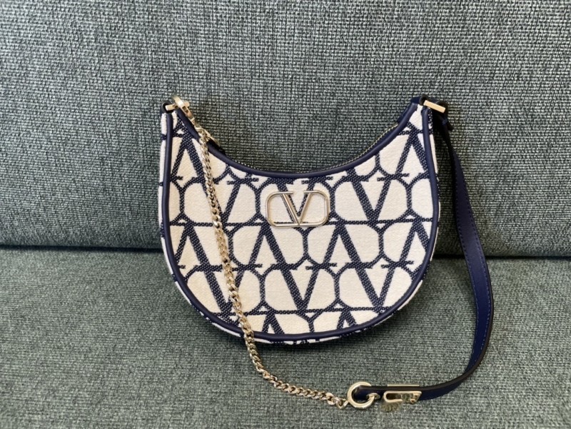 Vlogo Signature Toile Iconographe Shoulder Bag“20*12*4CM”-035=