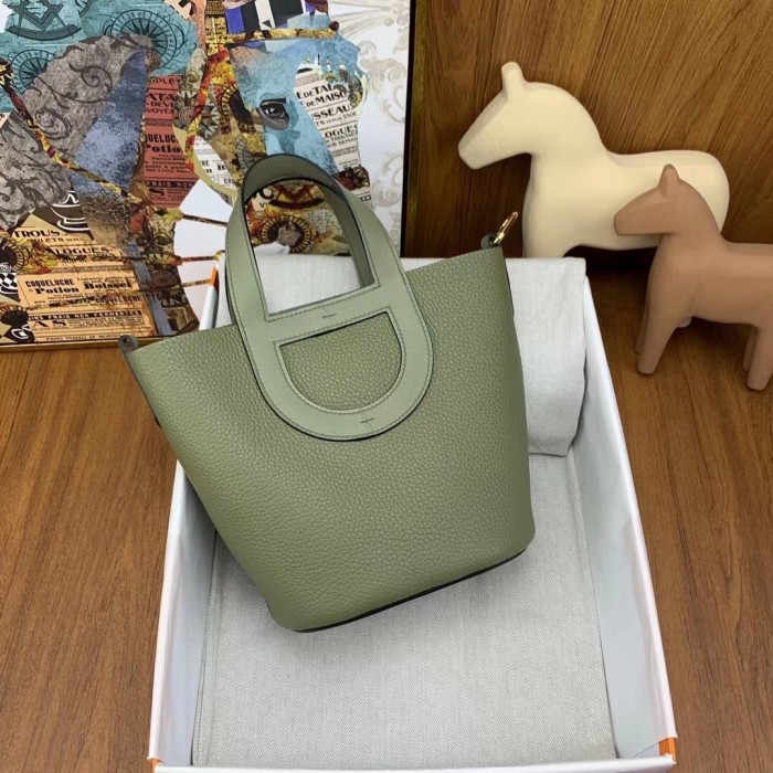 Hermes In-The-Loop 18 Clemence Leather“19.5*18*12CM”-0221=