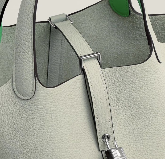 Picotin Lock 18 Clemence Leather Bag“18*18*13CM”-0021=
