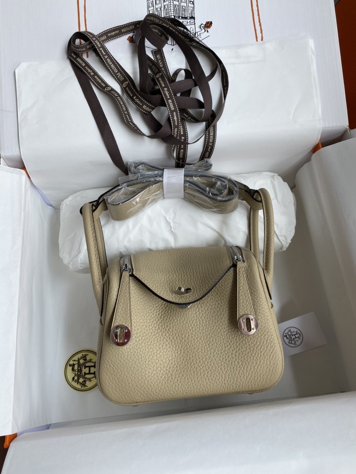 Mini Lindy Clemence Leather“19*13*9.5CM”-0521=