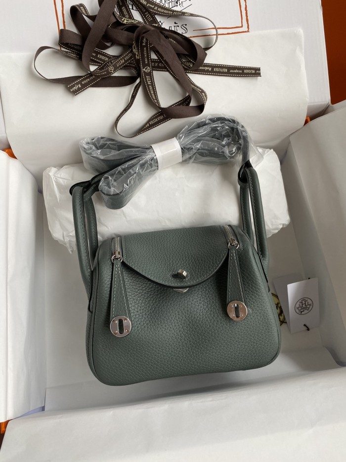 Mini Lindy Clemence Leather“19*13*9.5CM”-0521=