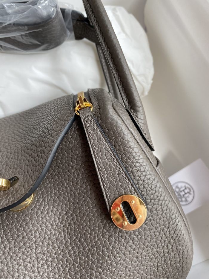Mini Lindy Clemence Leather“19*13*9.5CM”-0521=