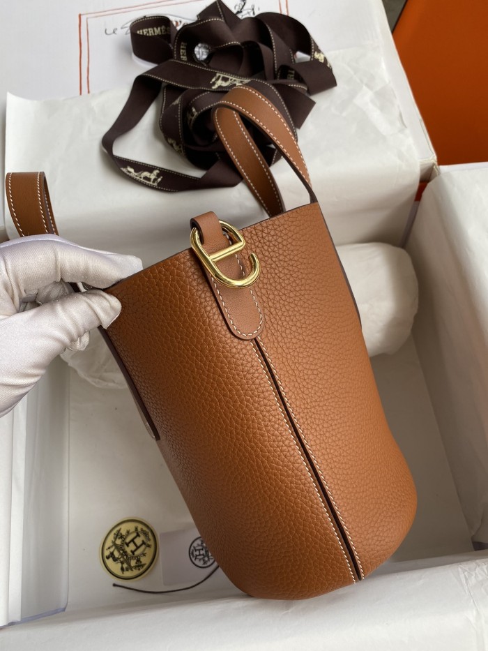 Hermes In-The-Loop 18 Clemence Leather“19.5*18*12CM”-0221=