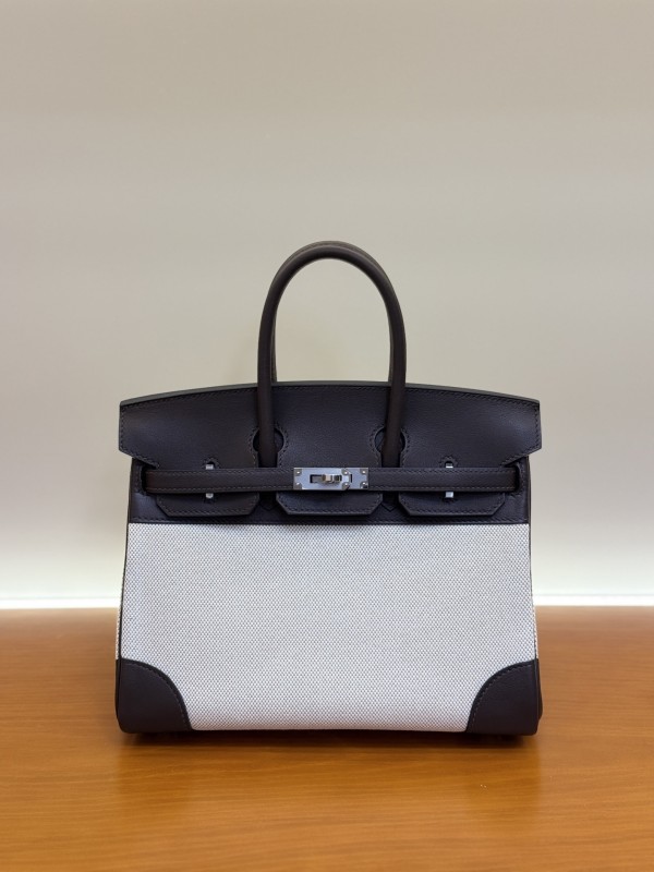 Birkin 25 Swift-Canvas“25*20*13CM”-0131=