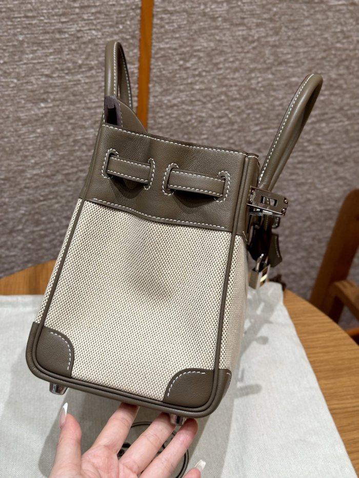 Birkin 25 Swift-Canvas“25*20*13CM”-0131=