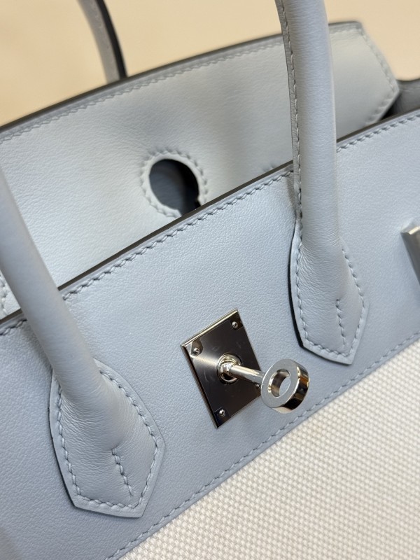 Birkin 25 Swift-Canvas“25*20*13CM”-0131=