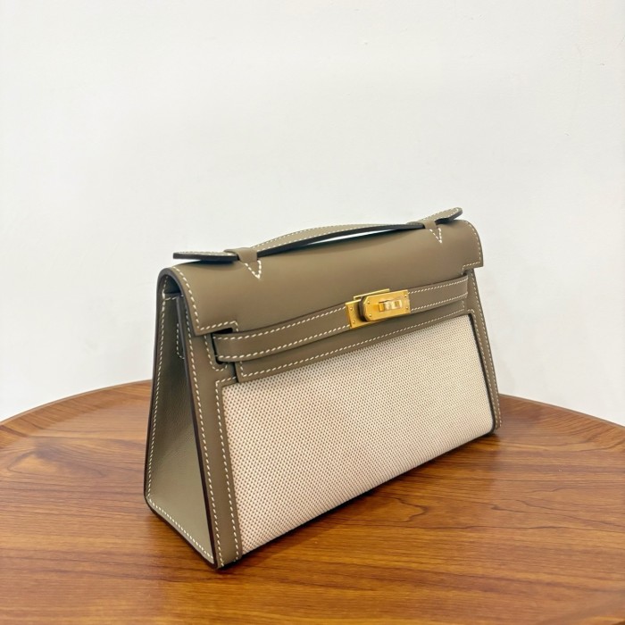 Mini Kelly“22*13*7CM”Swift-Canvas -0531=