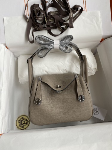 Mini Lindy Clemence Leather“19*13*9.5CM”-0521=