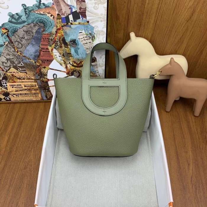 Hermes In-The-Loop 18 Clemence Leather“19.5*18*12CM”-0221=