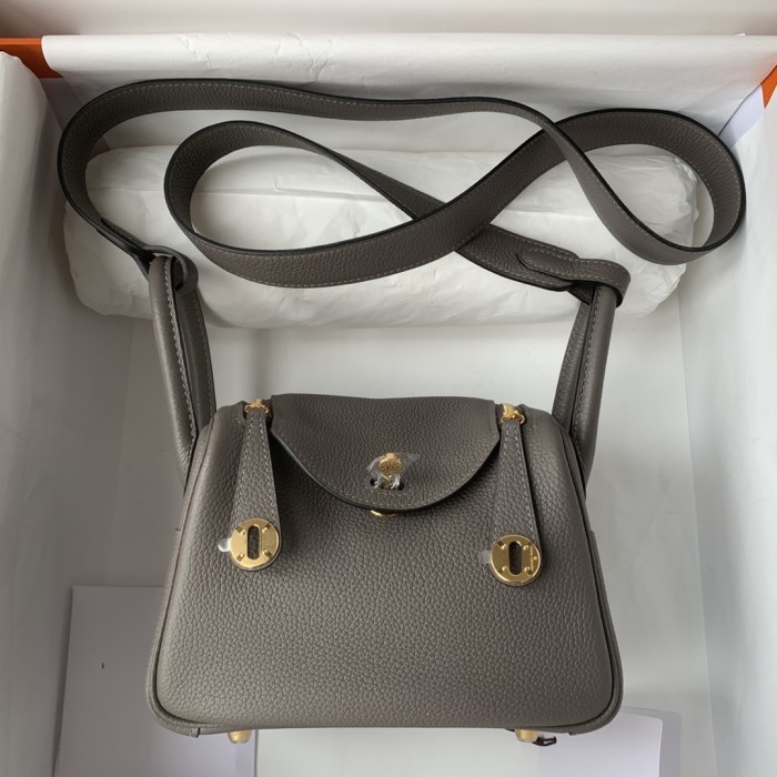 Mini Lindy Togo Leather“19*13*9.5CM”-0521=