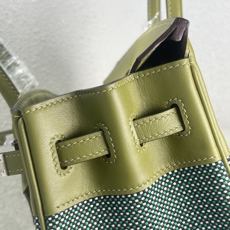 Birkin 25 Swift-Canvas“25*20*13CM”-0131=