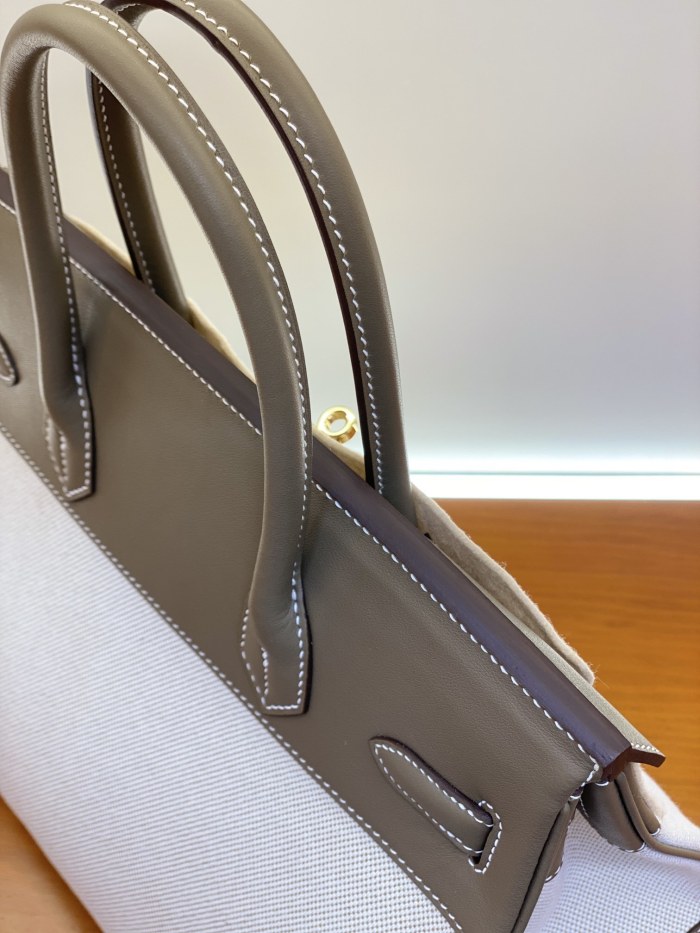 Birkin 25 Swift-Canvas“25*20*13CM”-0131=