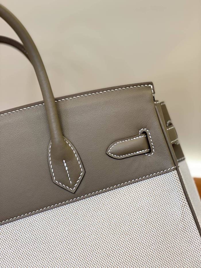 Birkin 25 Swift-Canvas“25*20*13CM”-0131=