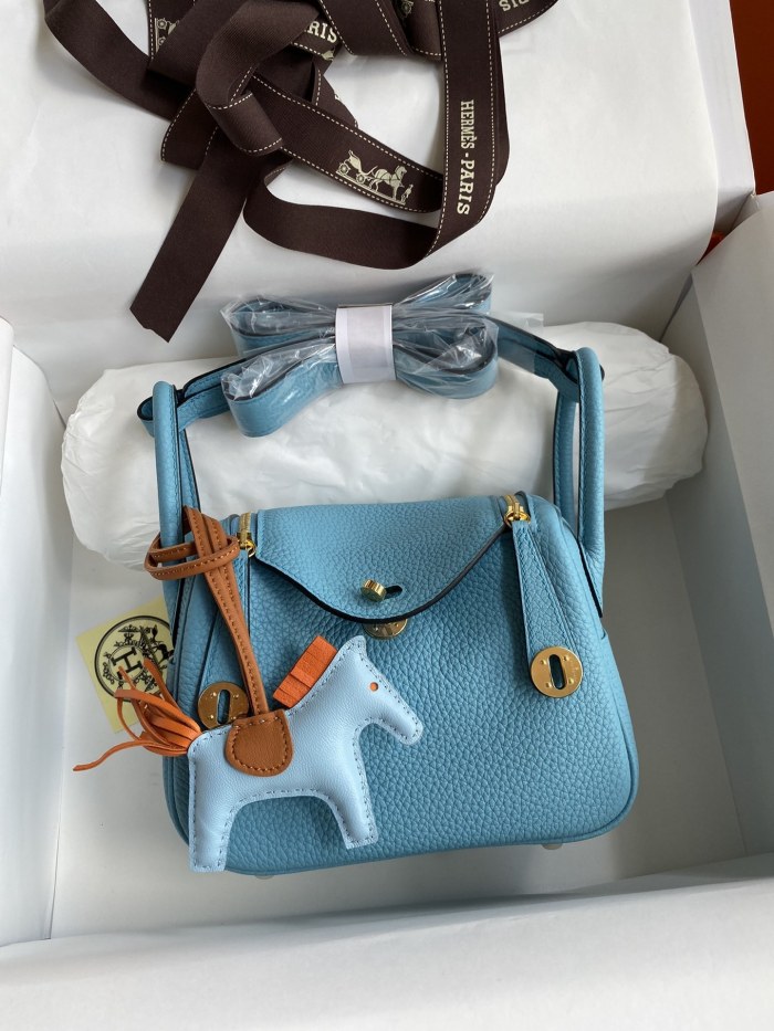 Mini Lindy Clemence Leather“19*13*9.5CM”-0521=