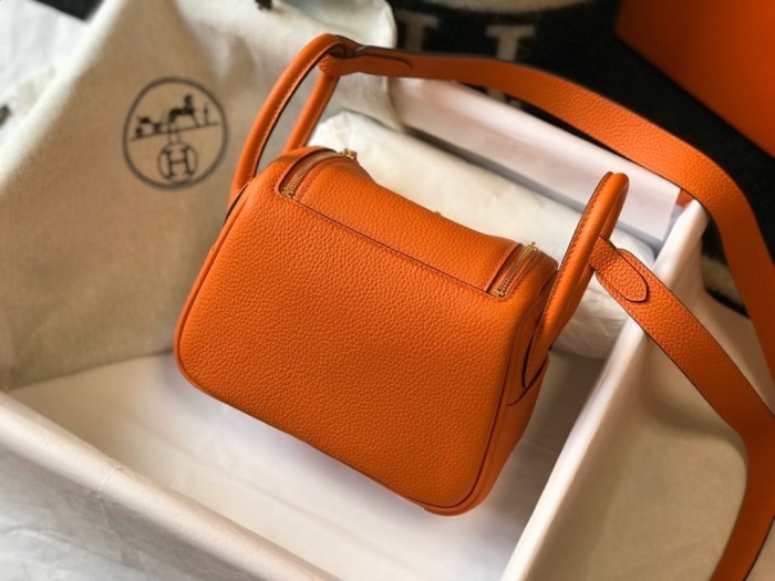 Mini Lindy Togo Leather“19*13*9.5CM”-0521=