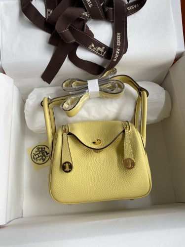 Mini Lindy Clemence Leather“19*13*9.5CM”-0521=