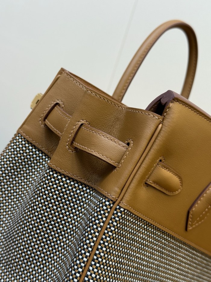 Birkin 25 Swift-Canvas“25*20*13CM”-0131=