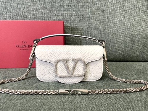 LOCò Shoulder Bag In Snake Leather“20*11*5CM”-007=