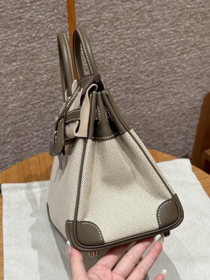 Birkin 25 Swift-Canvas“25*20*13CM”-0131=