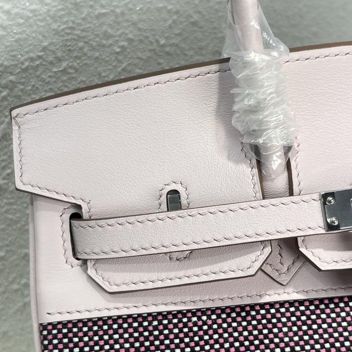 Birkin 25 Swift-Canvas“25*20*13CM”-0131=