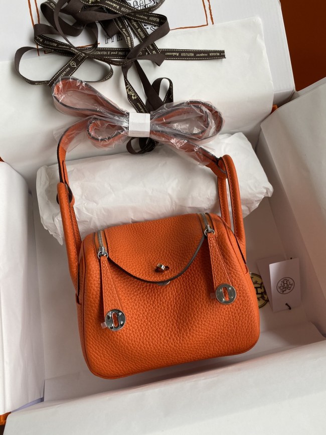 Mini Lindy Clemence Leather“19*13*9.5CM”-0521=