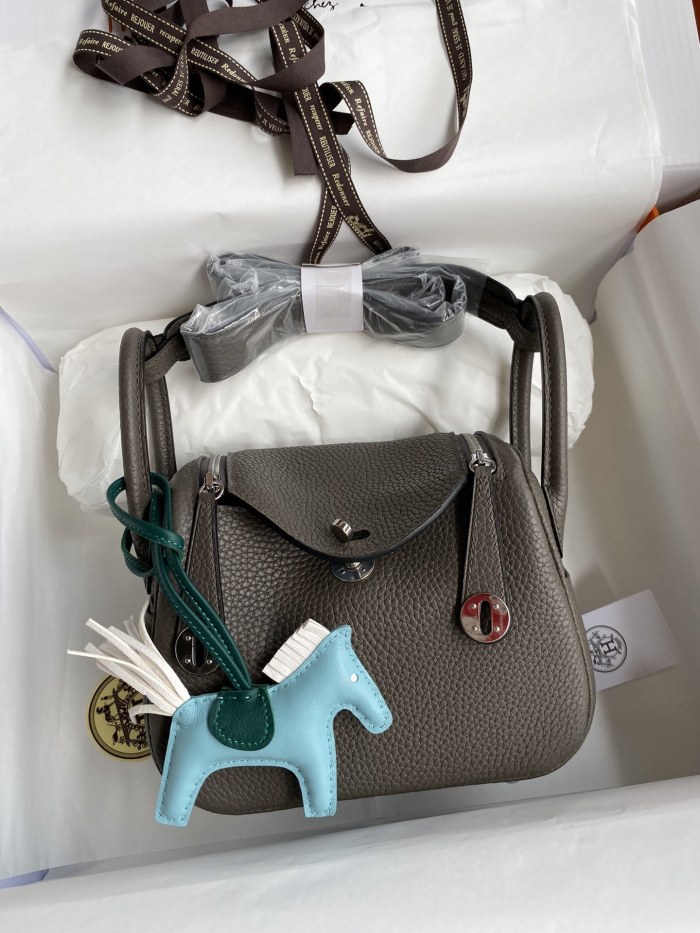 Mini Lindy Clemence Leather“19*13*9.5CM”-0521=