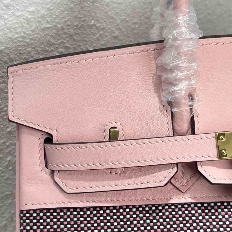 Birkin 25 Swift-Canvas“25*20*13CM”-0131=