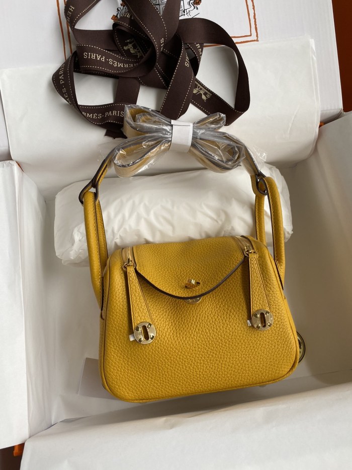 Mini Lindy Clemence Leather“19*13*9.5CM”-0521=