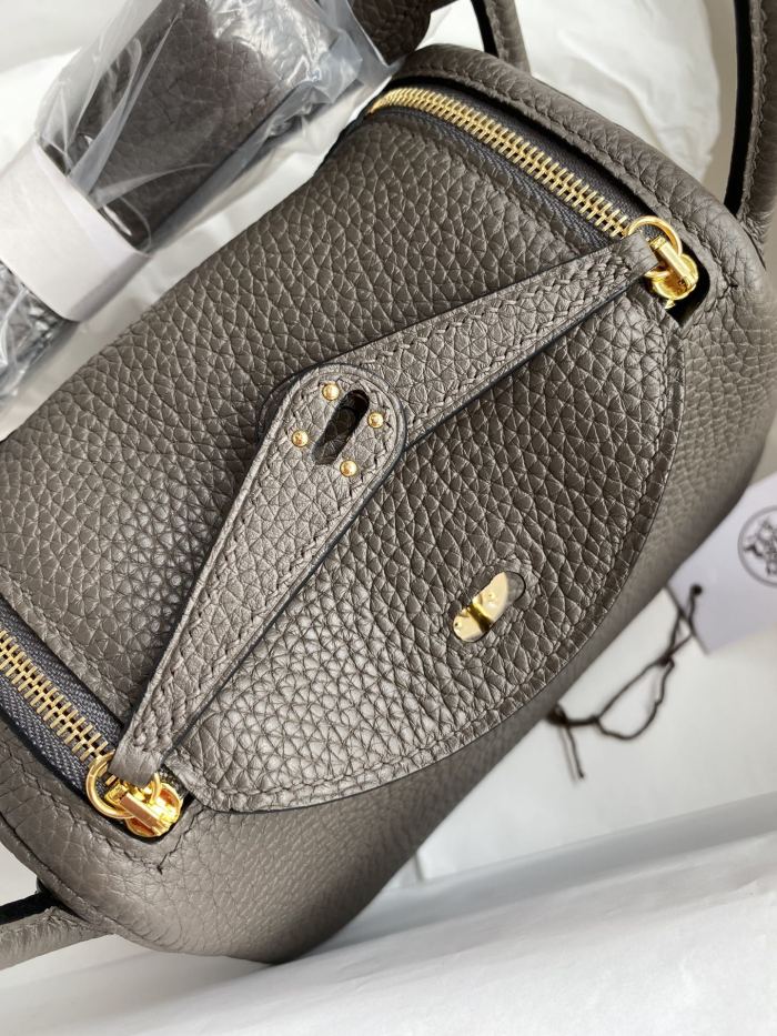 Mini Lindy Clemence Leather“19*13*9.5CM”-0521=