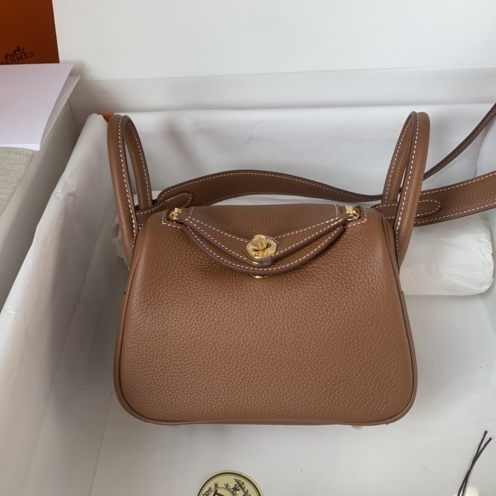 Mini Lindy Togo Leather“19*13*9.5CM”-0521=