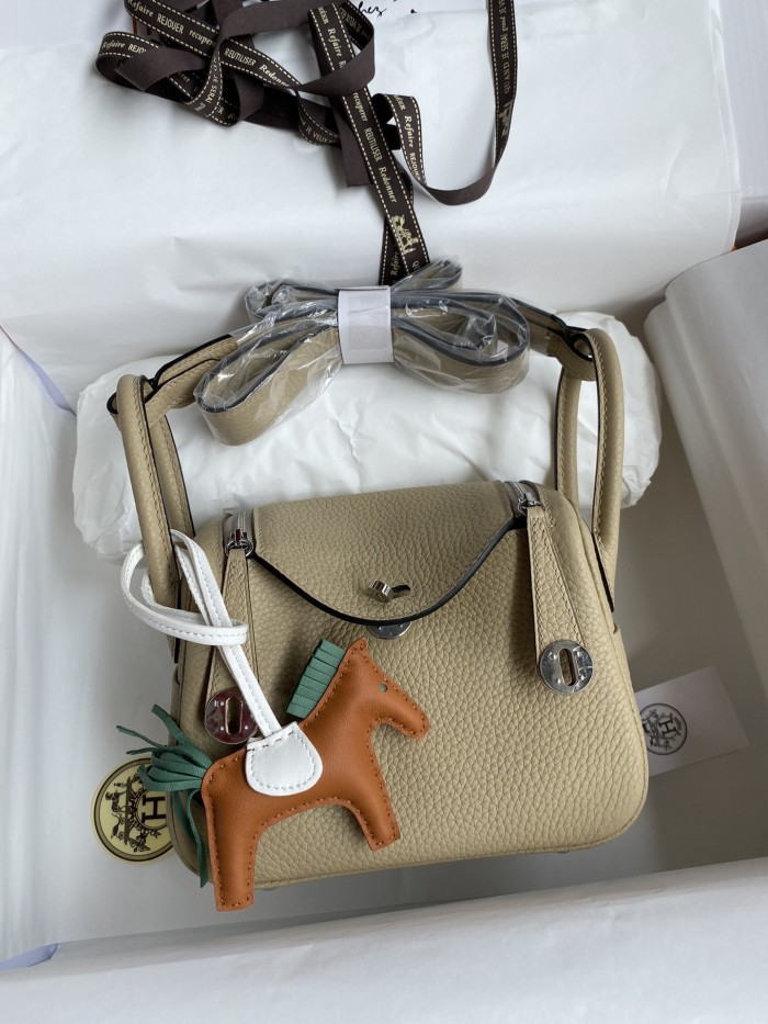 Mini Lindy Clemence Leather“19*13*9.5CM”-0521=
