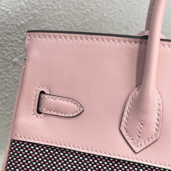 Birkin 25 Swift-Canvas“25*20*13CM”-0131=