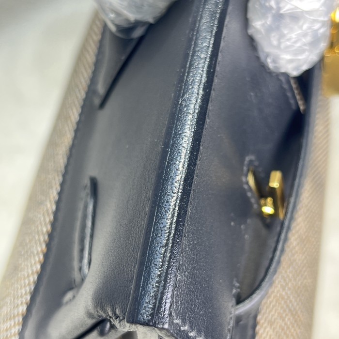 Birkin 25 Swift-Canvas“25*20*13CM”-0131=