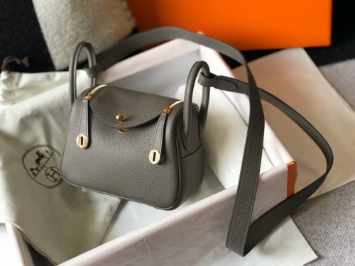 Mini Lindy Togo Leather“19*13*9.5CM”-0521=