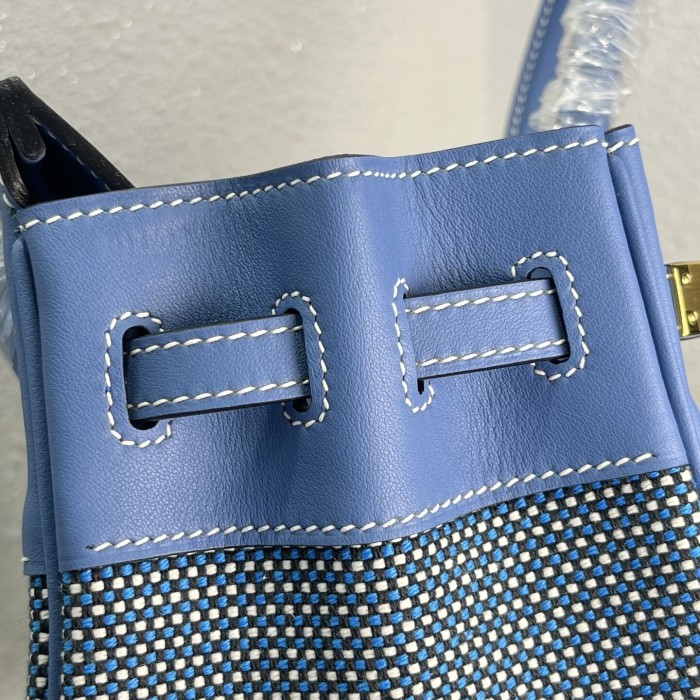 Birkin 25 Swift-Canvas“25*20*13CM”-0131=