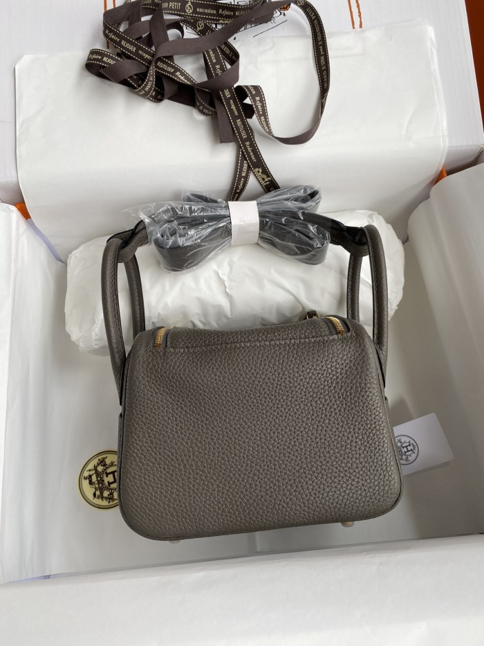 Mini Lindy Clemence Leather“19*13*9.5CM”-0521=
