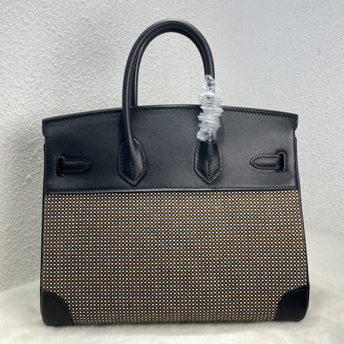 Birkin 25 Swift-Canvas“25*20*13CM”-0131=