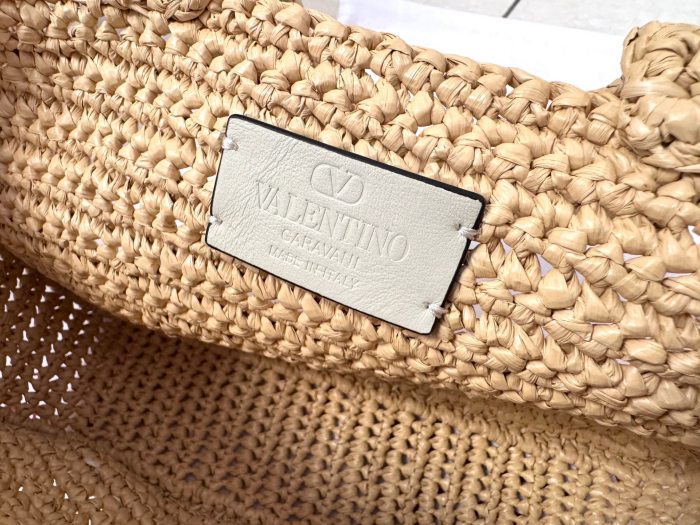 Viva Superstar Small Shopping Bag In Raffia“26*18*7CM”-026=