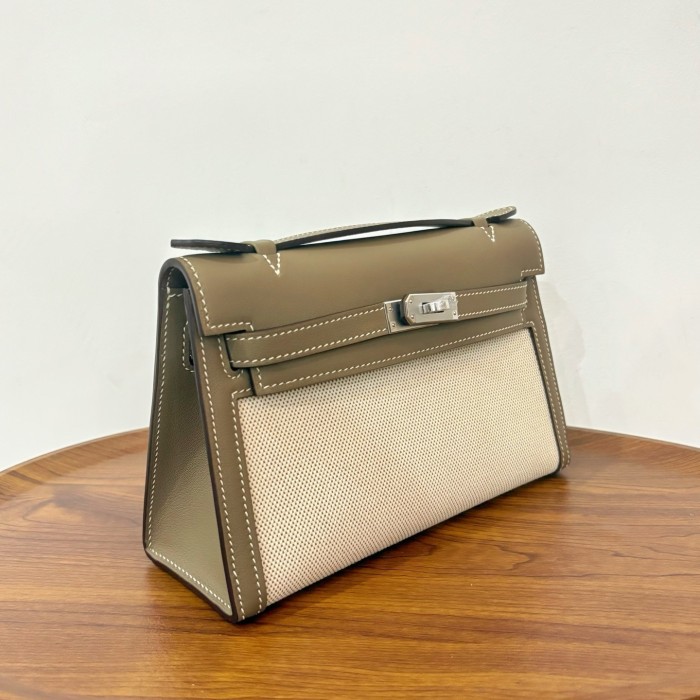 Mini Kelly“22*13*7CM”Swift-Canvas -0531=