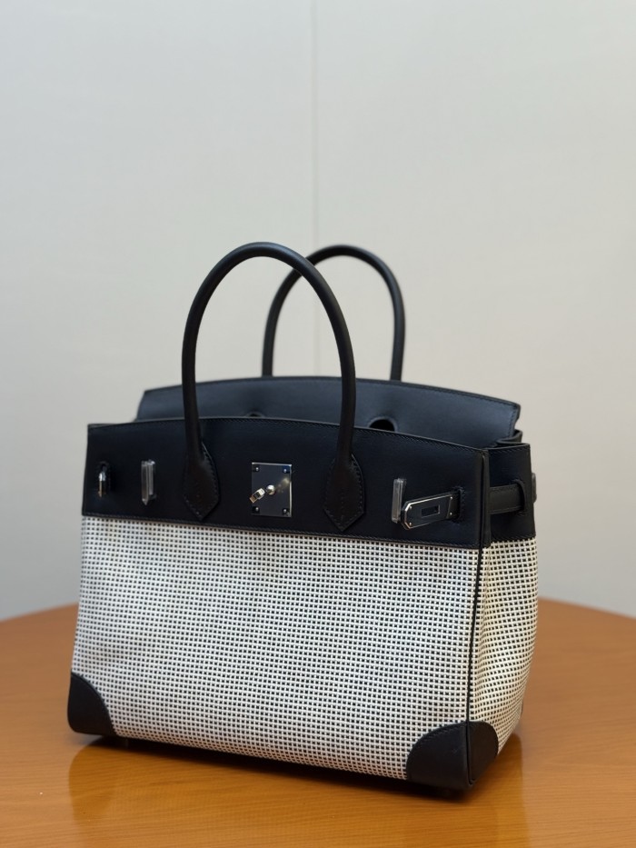 Birkin 25 Swift-Canvas“25*20*13CM”-0131=