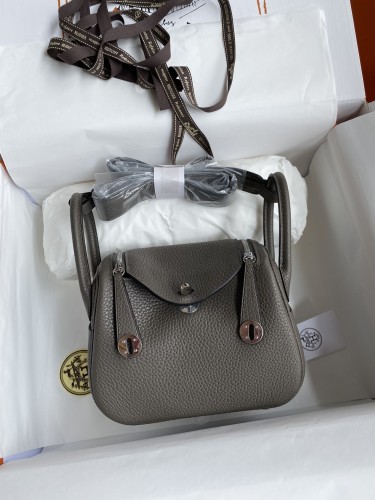 Mini Lindy Clemence Leather“19*13*9.5CM”-0521=
