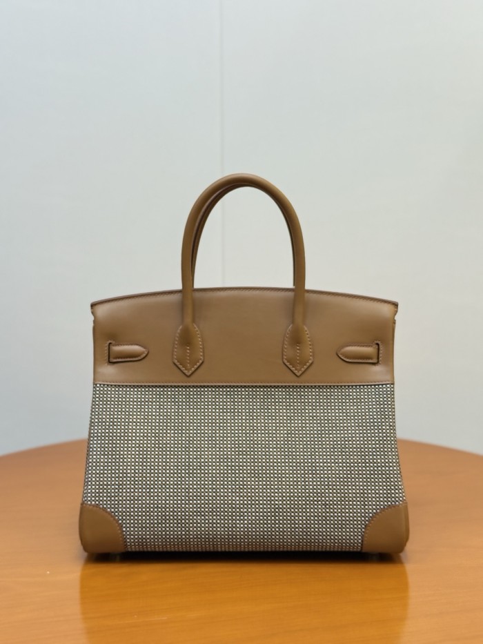 Birkin 25 Swift-Canvas“25*20*13CM”-0131=