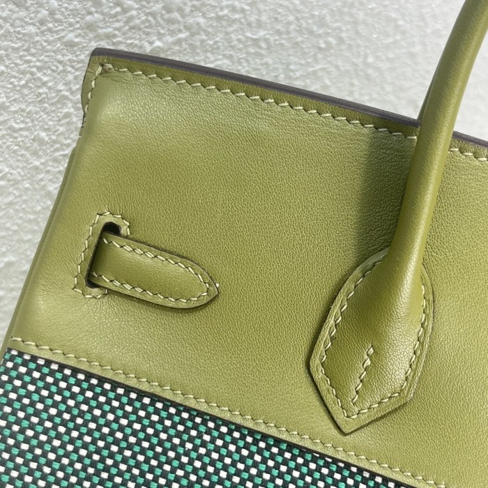 Birkin 25 Swift-Canvas“25*20*13CM”-0131=