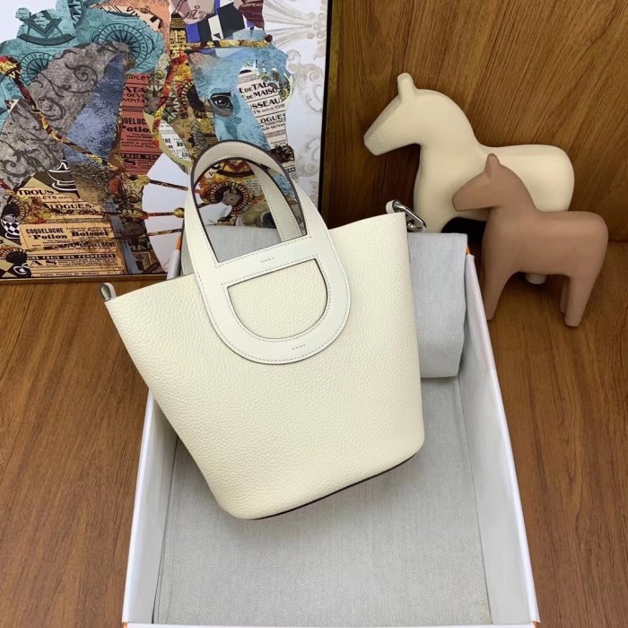 Hermes In-The-Loop 18 Clemence Leather“19.5*18*12CM”-0221=