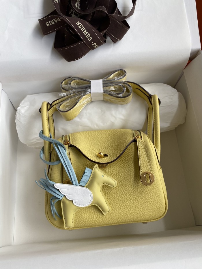 Mini Lindy Clemence Leather“19*13*9.5CM”-0521=