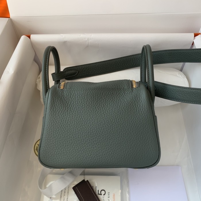 Mini Lindy Togo Leather“19*13*9.5CM”-0521=
