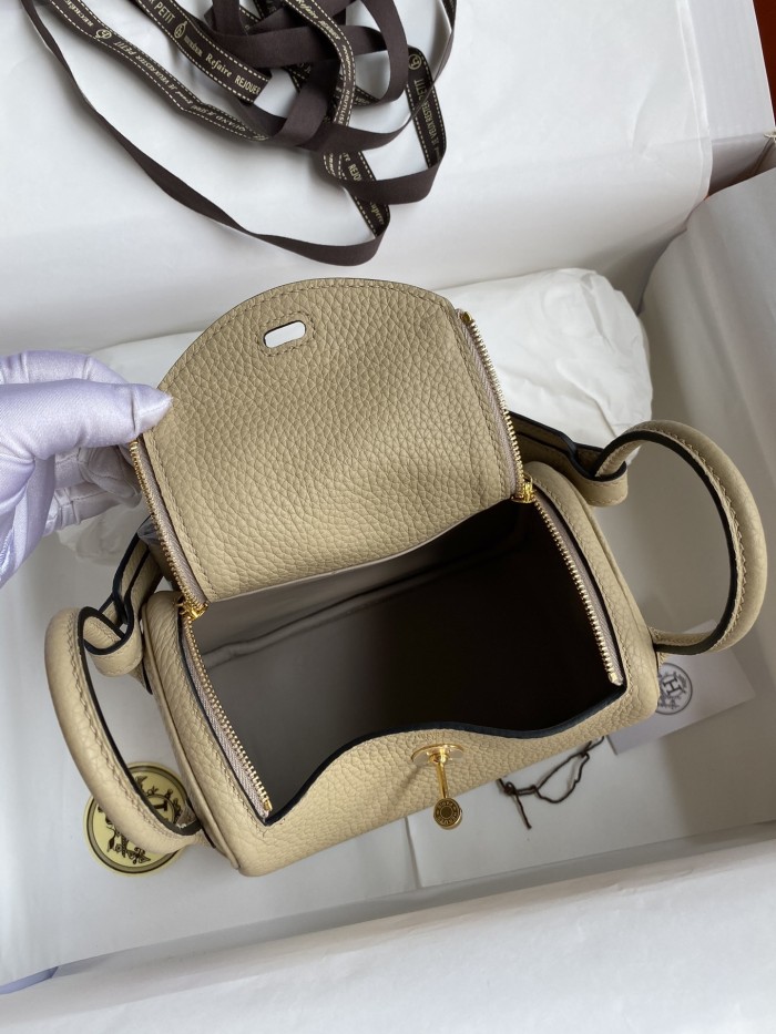 Mini Lindy Clemence Leather“19*13*9.5CM”-0521=