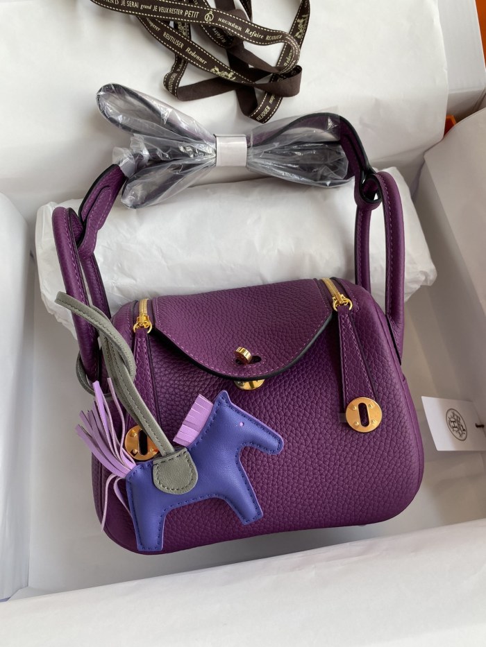 Mini Lindy Clemence Leather“19*13*9.5CM”-0521=