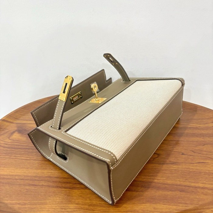 Mini Kelly“22*13*7CM”Swift-Canvas -0531=